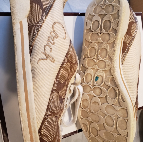 Coach Sneaks 6M khaki/white - Picture 3 of 5